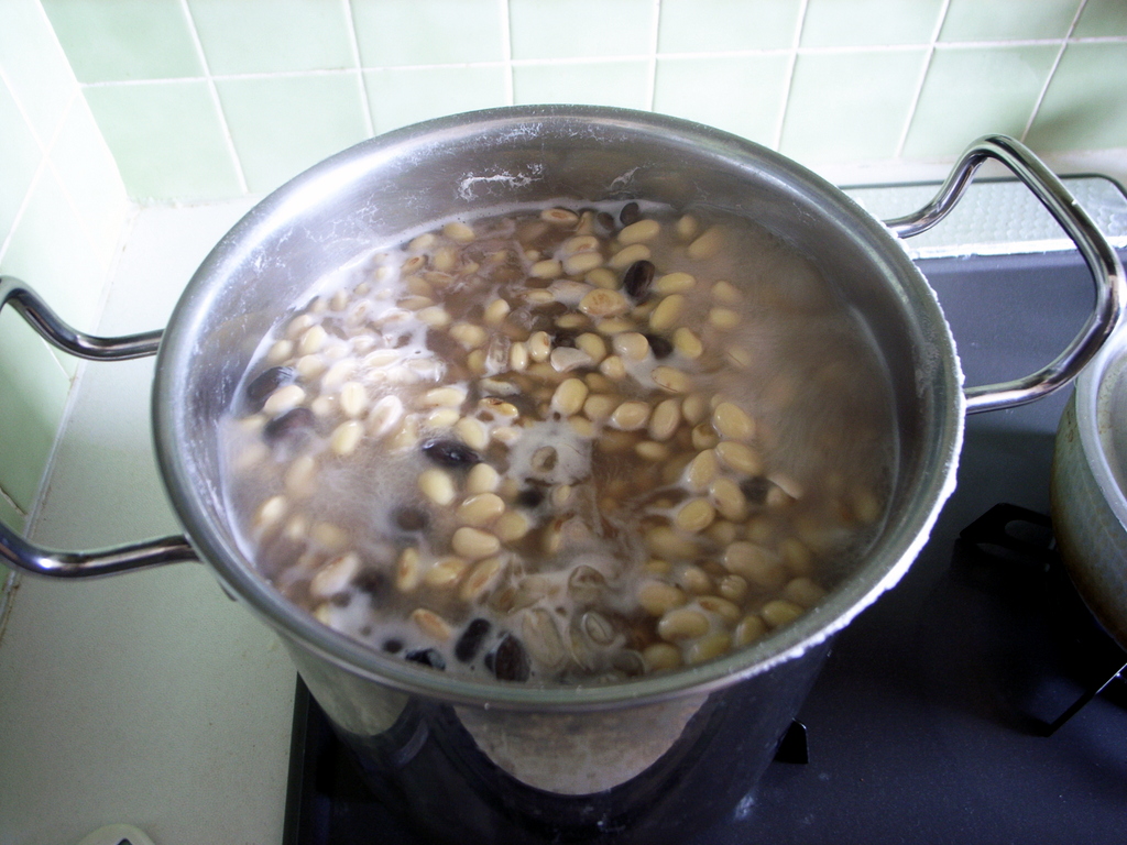 おたまで取っていきます