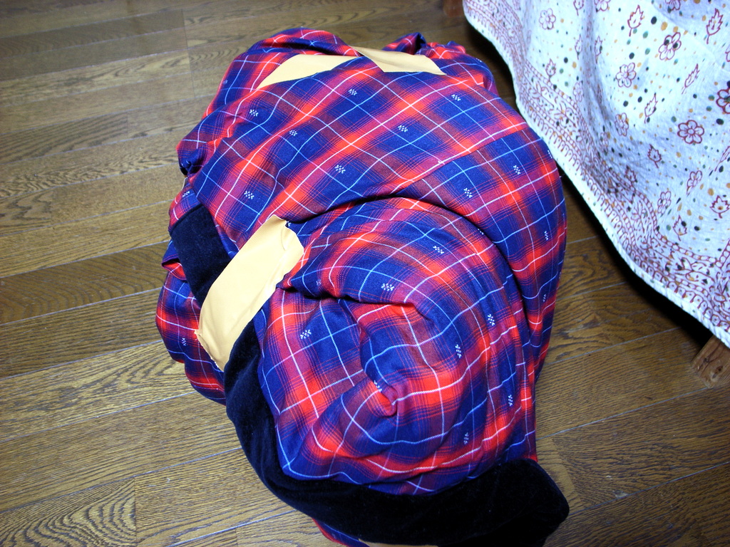 保温鍋を使う場合はくるんでおしまい